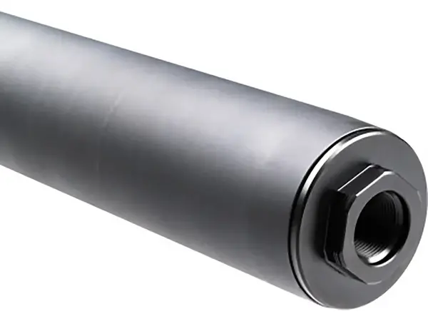 Zeroed 46 .45 Caliber Direct Thread Suppressor Black