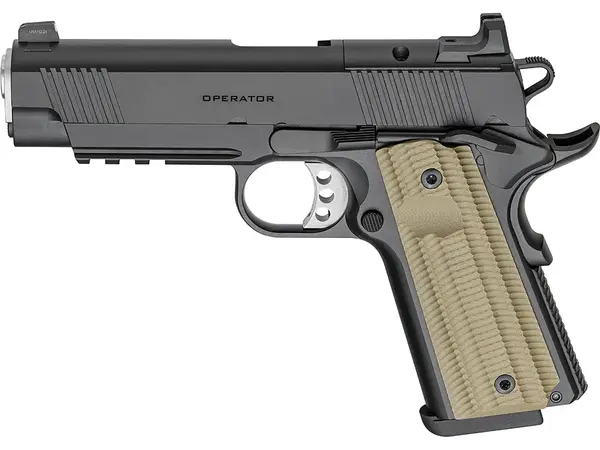 Springfield Armory 1911 Operator AOS 9mm, 4.25" Barrel, Black