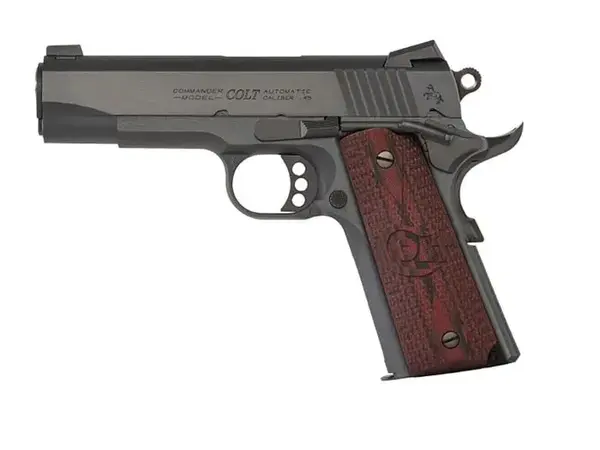 Colt's Manufacturing Company Combat Commander 45 ACP 4.25" Barrel Blued/Wood