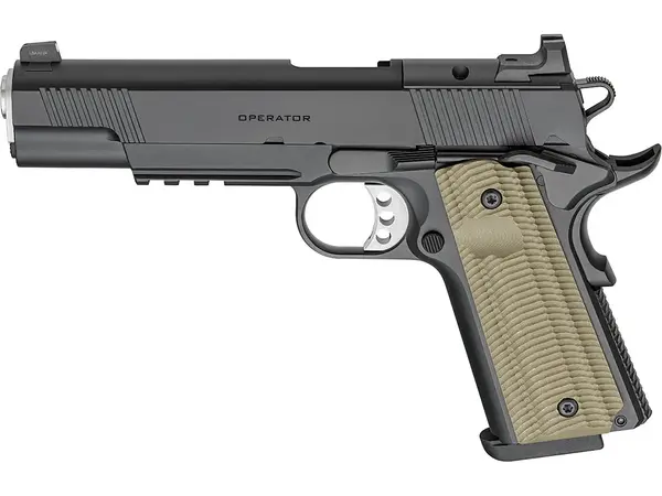 Springfield Armory 1911 Operator AOS 9mm, 5" Barrel, Black