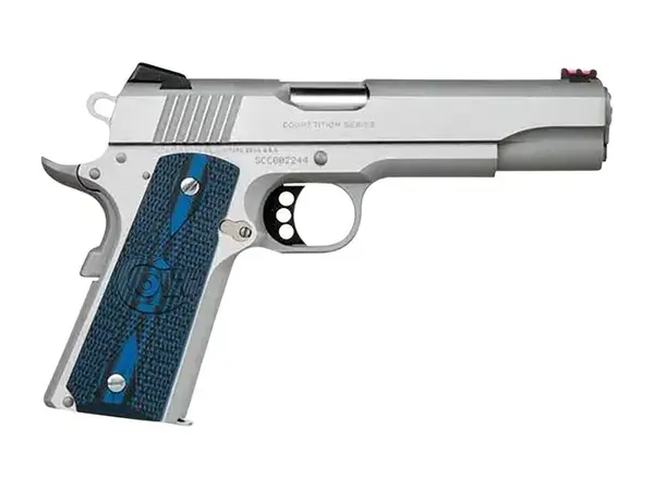 Colt's Manufacturing Company Competition 9mm, 5" Barrel, Stainless/Blue