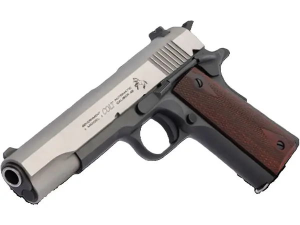 Colt's Manufacturing Company 1911 Classic Government 45 ACP, 5" Barrel, Two-Tone