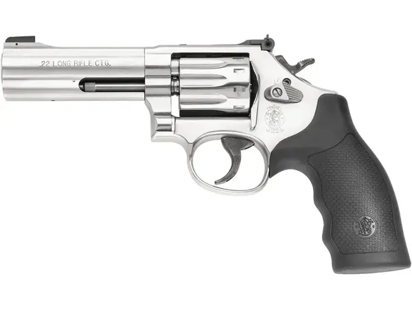 Smith & Wesson Model 617 K-Frame 22 Long Rifle 4.13" Barrel SS/Black