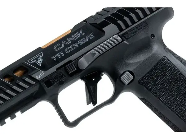 Canik TTI Combat 9mm, 4.6" Barrel, Smoke Gray