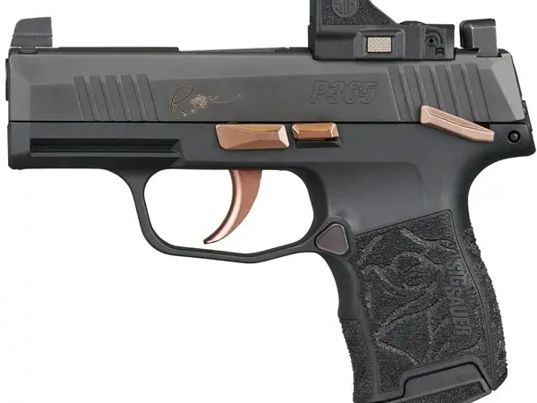 SIG Sauer P365 Rose .380 ACP, Manual Safety, Black/Rose