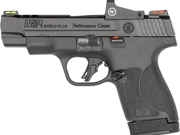 Smith & Wesson PC M&P9 Shield Plus 9mm, 4" Ported Barrel, Red Dot
