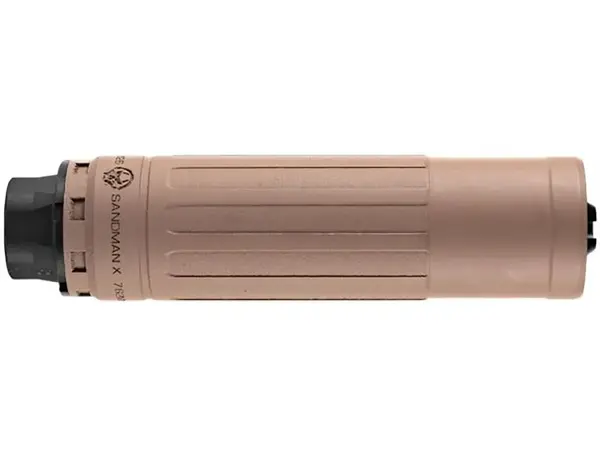 Sandman X 7.62mm/30 Cal Thrd Rifle Suppressor Xeno Mnt FDE
