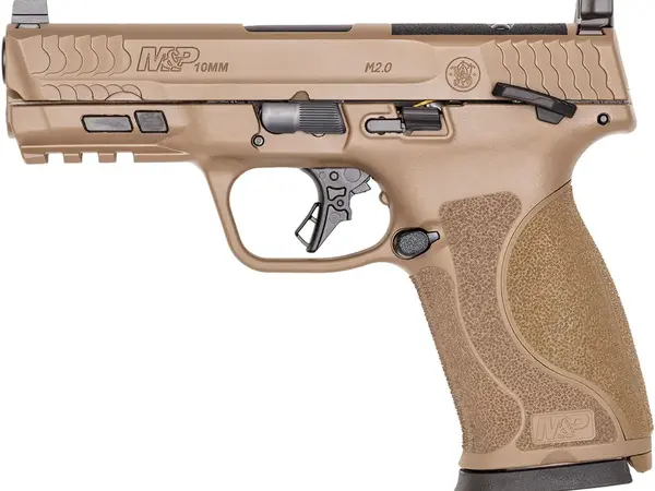 Smith & Wesson M&P 10MM M2.0 OR 10mm Auto, 4" Barrel, FDE, Safety