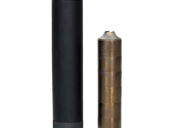 Zeroed 22K .22 Long Rifle Direct Thread Suppressor Black