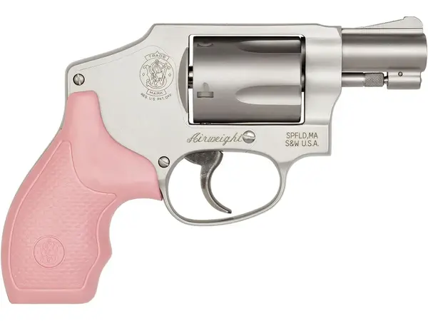 Smith & Wesson Model 642 J-Frame .38 Special 1.88" Barrel, 5-Round, Stainless/Pink, With Lock