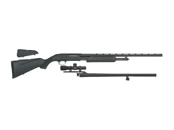 Mossberg 500 Combo 12 Ga, 28" and 24" Barrels, Synthetic, 5 Rd