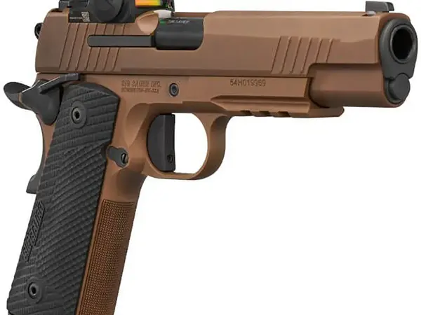 SIG Sauer 1911 X-Full Emperor Scorpion 45 ACP, 5" Barrel, ROMEO-X, Coyote