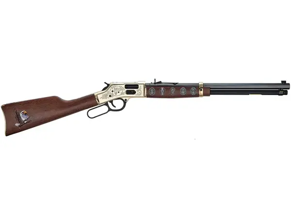 Henry Repeating Arms Eagle Scout Centerfire Trapper 2nd Edition .44 Mag/.44 Spl, 20" Barrel, Black/Walnut