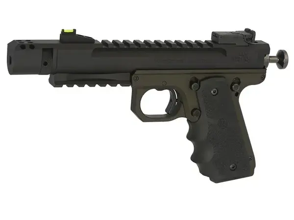 Volquartsen Scorpion .22 LR 1911 Style, Hogue, 4.5", Compensator, OD Green