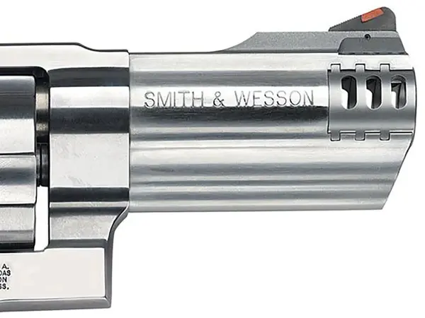 Smith & Wesson Model S&W500 X-Frame 500 S&W Mag, 4" Comp Barrel, SS/BLK