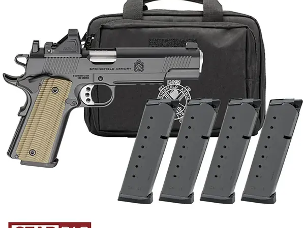 Springfield Armory 1911 Operator AOS .45 ACP 4.25" Barrel, Viridian RFX11