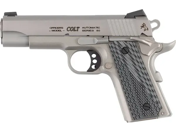 Colt's Manufacturing Company Lightweight Officers .45 ACP, 4.25" Barrel, Gray/Black