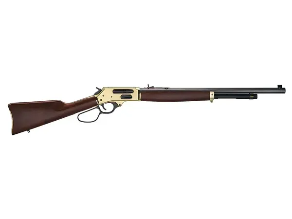 Henry Repeating Arms Brass 45-70 Government 22" BBL, Lever Action Rifle, Brass