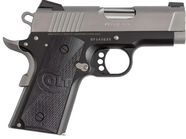 Colt's Manufacturing Company Defender 45 ACP 3" Two-Toned SS BLK/Grip