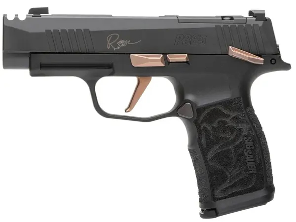 SIG Sauer P365-XL Rose Comp 9mm, 3.1" Barrel, Black