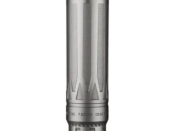 Nomad Ti Xeno 7.62mm/30 Caliber QD Suppressor Kit Silver