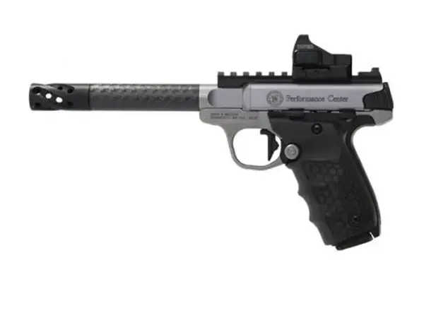 Smith & Wesson PC SW22 Victory Target 22 LR, 6" Carbon Fiber Barrel, Red Dot