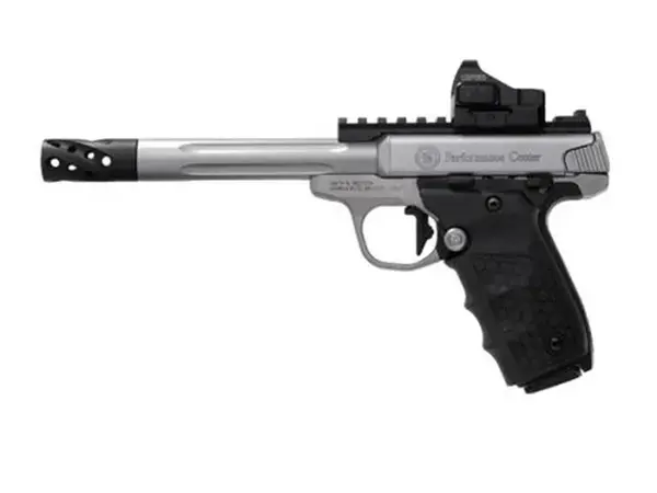 Smith & Wesson PC SW22 Victory Target .22 LR, 6" Stainless, Red Dot