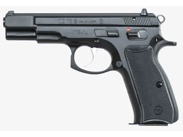 CZ 75 B 9mm Luger, 4.6" Barrel, Black