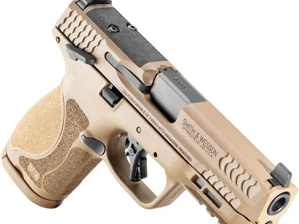 Smith & Wesson M&P 9 M2.0 Comp OR 9mm, 4" Barrel, FDE, Safety