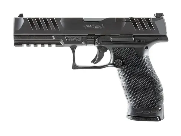 Walther PDP Full Size OR 9mm, 5" Barrel, Black