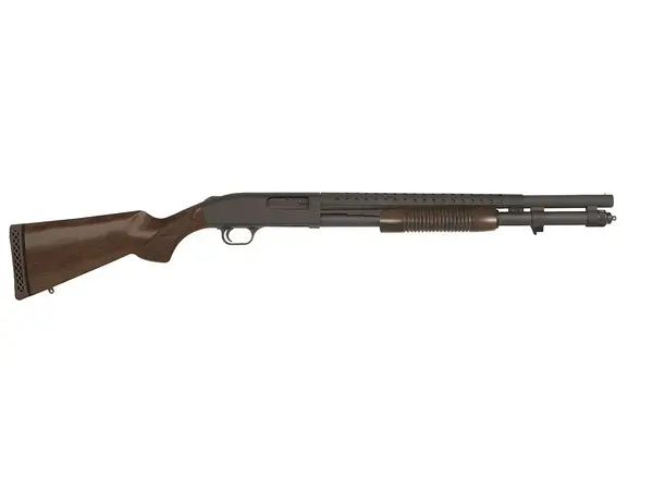 Mossberg 590 Retrograde 12 Gauge, 20" Barrel, Walnut