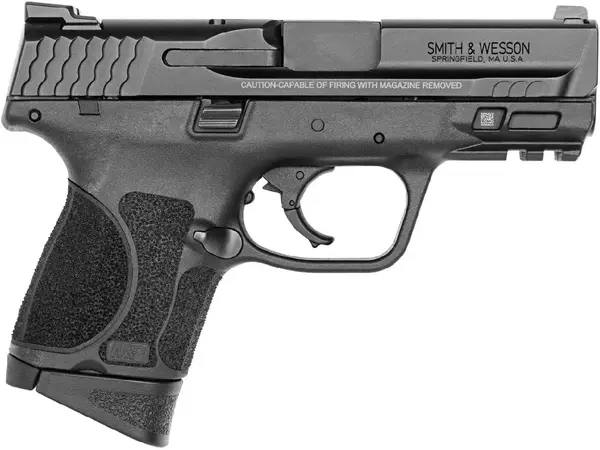 Smith & Wesson M&P9 M2.0 Subcompact 9mm, 3.6" Barrel, Black, No Safety