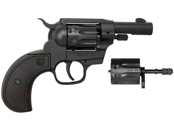 Diamondback Birdshead Sidekick .22 LR/.22 Mag, 3" Barrel, Black
