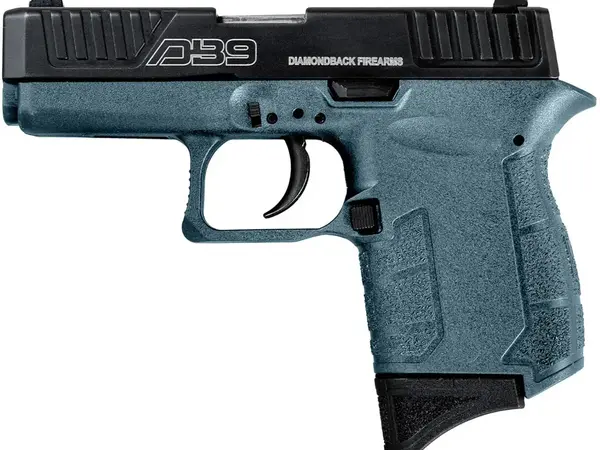 Diamondback DB9 Gen 4 9mm, 3.1" Barrel, Black/JJ Blue
