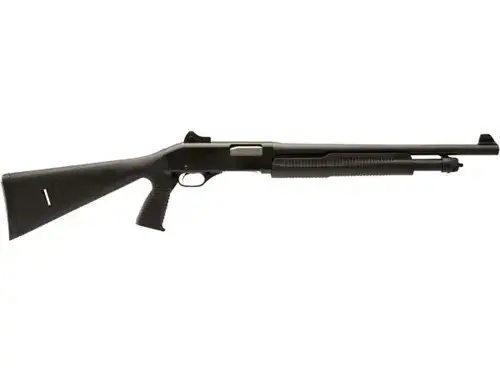 Savage Arms Stevens 320 Security 12ga, 18.5" Pistol Grip, Ghost Ring, Black