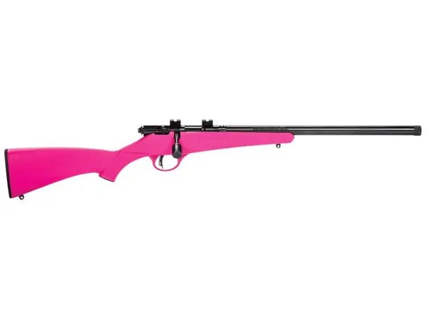 Savage Arms Rascal FV-SR .22, 16 1/8" Barrel, Threaded, Pink