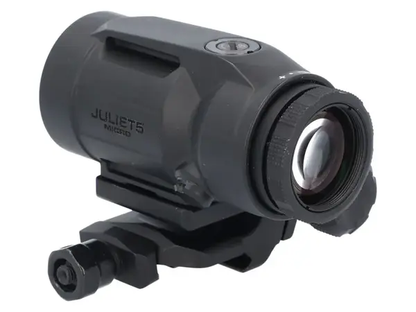 Juliet5 Micro Magnifier 5x24mm Push-Button Mount W/Spacers