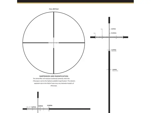 VX-3HD 4.5-14x40mm SFP CDS-ZL Side Focus Wind-Plex Reticle