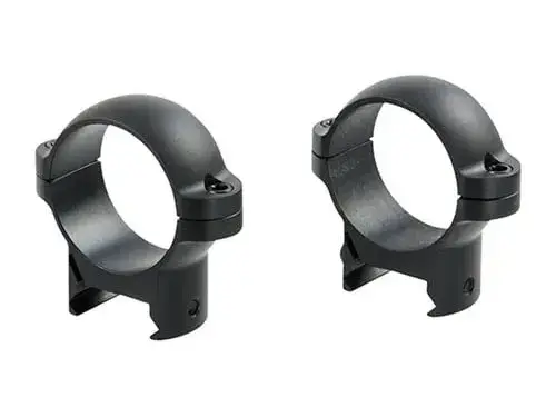 Zee Rings 30mm Medium Steel Rings Matte Black