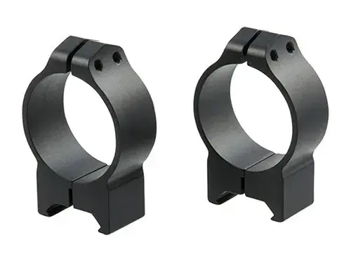 34mm Medium (1.044") Fixed Rings, Black