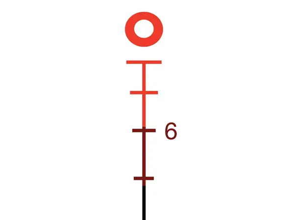 ACOG BAC 3.5x35mm Fixed 223/5.56 Red Donut Reticle Black