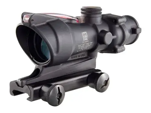 ACOG BAC 6.8 SPC 4x32mm Fixed Red Horseshoe/Dot W/TA51 Black