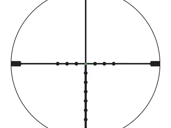 AccuPoint 2.5-12.5x42mm SFP Illum GRN MOA-Dot Crosshair BLK