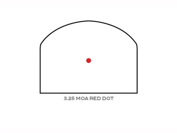 RMR Type 2 3.25 MOA Red Dot LED Sight W/RM66 Mount Black