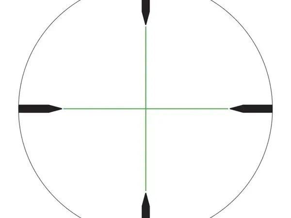Credo 3-9x40mm SFP Illum Green Standard Duplex Crosshair BLK