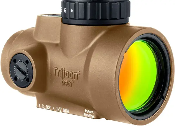 MRO SD 1x25 2MOA Adj LED Red Dot No Mount Coyote Brown