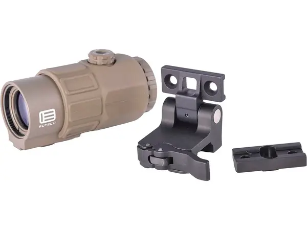 G45 5x Magnifier w/QD Switch-To-Side Mount Tan