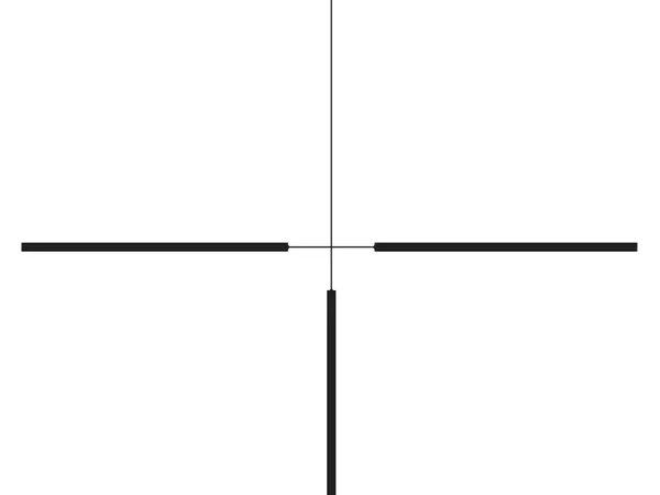 Huron 3-9x40mm SFP German #4 Crosshair Reticle Black