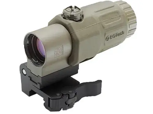 G33 3x Magnifier w/QD Switch-To-Side Mount Tan