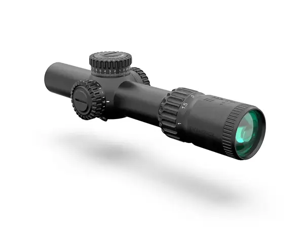 Warhorse 1-6X24mm FFP Illuminated Green Dragoon MOA Black